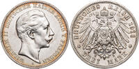 Kaiserreich, Preussen 3 Mark Wilhelm II. (1888-1918) - Kursmünze (1905-1912) -