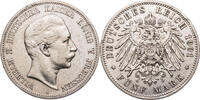Kaiserreich, Preussen 5 Mark Wilhelm II. (1888-1918) - Kursmünze (1891-1908) -