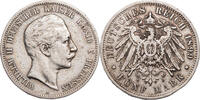 Kaiserreich, Preussen 5 Mark Wilhelm II. (1888-1918) - Kursmünze (1891-1908) -