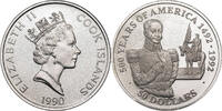 Cook Islands 50 Dollars 500 Jahre Amerika - Bolivar -