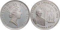 Cook Inseln 50 Dollars 500 Years of America 1492 - George Vancouver -