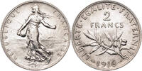 Frankreich, 3. Republik 2 Francs Semeuse - Kursmünze (1898-1920) -