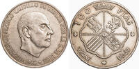 Spanien 100 Pesetas Francisco Franco - Kursmünze (1966-1970) -