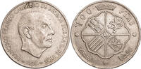 Spanien 100 Pesetas Francisco Franco - Kursmünze (1966-1970) -