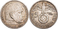 Drittes Reich 5 Reichsmark Hindenburg - Kursmünze (1935-1936) -