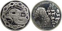 Frankreich 10 Euro Jean de La Fontaine - Jahr der Schlange