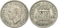 Großbritannien 6 Pence George VI. (1936-1952) - Kursmünze (1937-1946) -