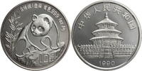 China, Volksrepublik 10 Yuan Panda - small Date -
