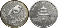 China, Volksrepublik 10 Yuan Panda - small Date -