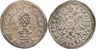 Augsburg 2 Kreuzer (Halbbatzen) Stadtpyr / Doppeladler im Namen Ferdinand II. -
