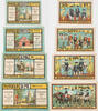 Badbergen 25, 50 Pfennig, 1, 2 Mark Komplette Serie von 4 Scheinen -