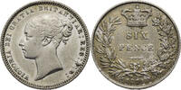 Großbritannien 6 Pence Victoria (1837-1901) - Kursmünze (1867-1880) -