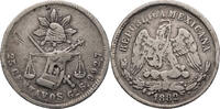 Mexico 25 Centavos Kursmünze (1869-1892) - Guanajuato -