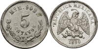 Mexiko 5 Centavos Kursmünze (1869-1898) - Mexico City -