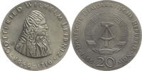 DDR 20 Mark Zum 250. Todestag von Gottfried Wilhelm Leibniz -