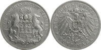 Kaiserreich, Hamburg 5 Mark Kursmünze (1891-1913) -