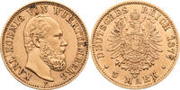 Kaiserreich, Württemberg 5 Mark Karl (1864-1891) - Kursmünze (1877-1878) -