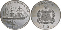 Samoa 10 Dollars Eber 16. März 1889 -