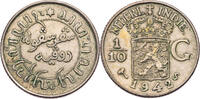 Niederländisch Indien 1/10 Gulden Wilhelmina (1890-1948) - Kursmünze (1937-1945) - San Francisco -