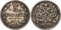 Russland, Zarenreich 20 Kopeken Nikolaus II. (1896-1917) -