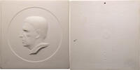 Berlin Porzellanplakette Gerhard Marcks von Siegmund Schütz -