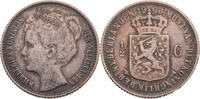 Niederlande ½ Gulden 1908 Wilhelmina (1890-1948) - Kursmünze (1898-1909)... 52.79 US$ Tax included +  52.79 US$ shipping