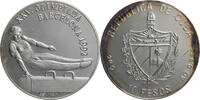 Kuba 10 Pesos Olympiade 1992 in Barcelona - Turner am Pauschenpferd -
