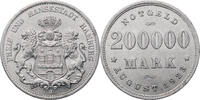 Hamburg 200000 Mark Staatliches Notgeld -