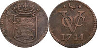 VOC, Westfriesland, Niederlande 1 Duit Verenigde Oost-Indische Compagnie, Provincie Westfriesland -