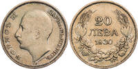 Bulgarien 20 Leva Boris III. (1894-1943) - Kursmünze -