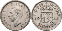 Grossbritannien Sixpence Georg VI. (1936-1952) -
