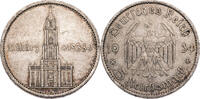 Drittes Reich 5 Reichsmark Zum Jahrestag der Eröffnung des Reichstages - Garnisonskirche mit Datum -