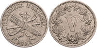 Mexiko 5 Centavos Kursmünze (1882-1883) -