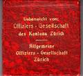 Medaille 1933 100 jähr. Bestehens der Schweizer Offiziersgesellschaft CH UNC im Schachtel
