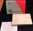Spanien 2000 Peseten 1990 Olympische Spiele 1992 - Fußball Proof in Holzbox mit Zertifikat