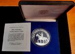 Panama 20 Balboas 1980 Simon Bolivar zu Pferde Proof in Münzbox mit Zertifikat
