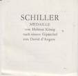 Deutschland Medaille 1980 Friedrich Schiller - 175. Todestag CH UNC in Box