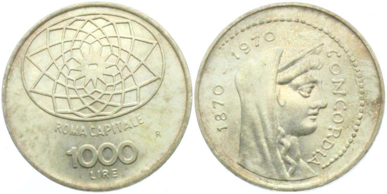 Italien 1970 1000 Lire unc. | MA-Shops