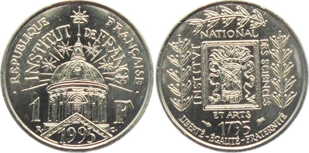 Frankreich 1 Franc 1995 Institut National unc.  MAShops