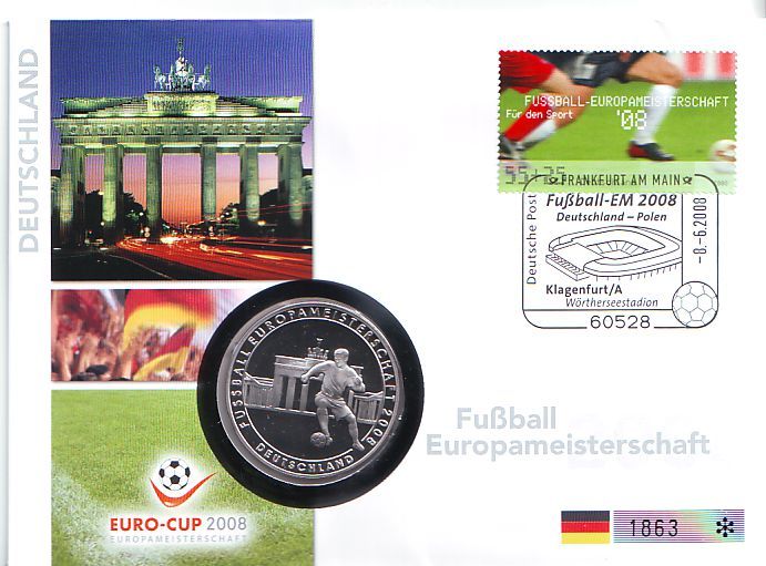 nummerierter Numisbrief - Medaille 2008 Deutschland ...