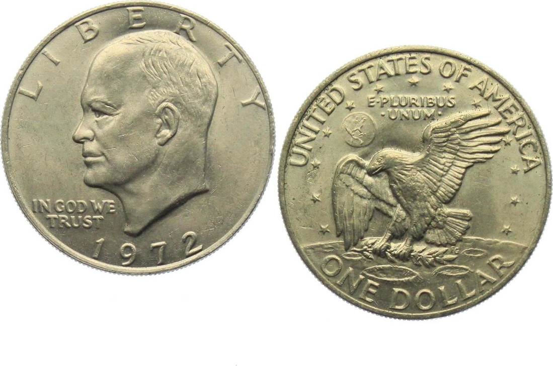 eisenhower dollar 1972 value