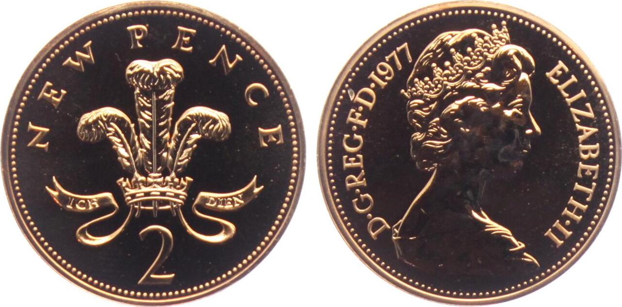 2 pence elizabeth 2