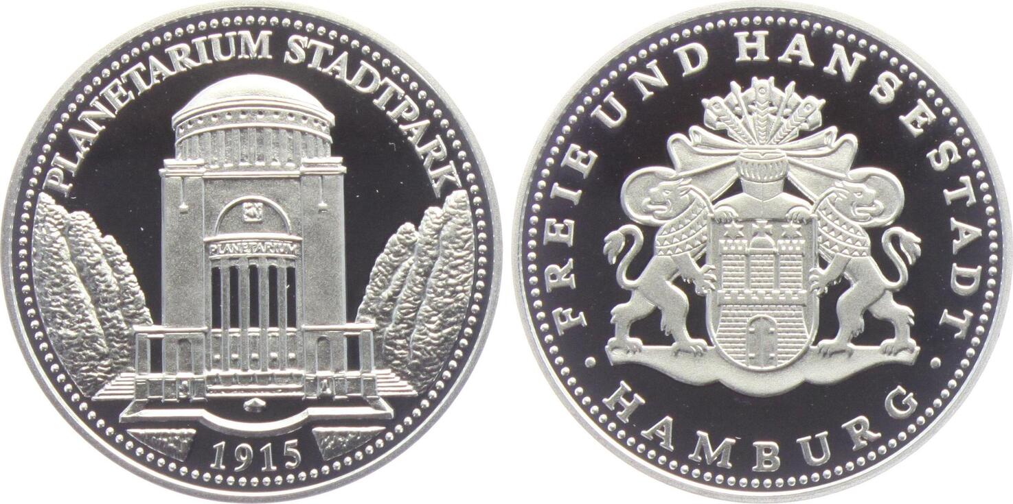Medaille ohne Jahr Hamburg - Planetarium im Planetarium PP - in Kapsel