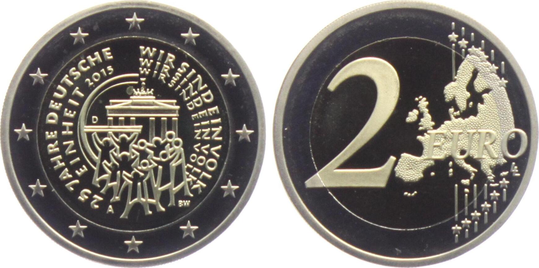 2 Euro Münze 25 Jahre Deutsche Einheit Wert www.ma-shops.com