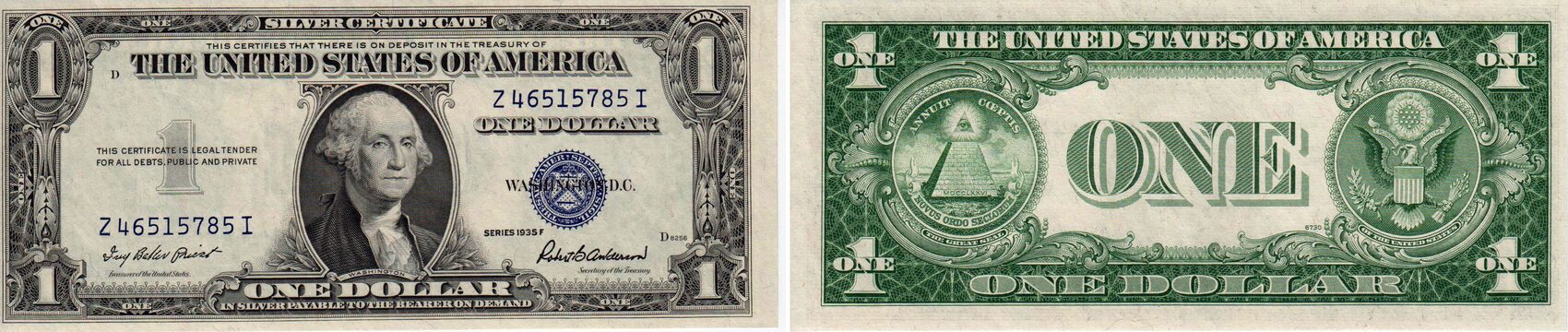 1935-A 1 Dollar VF/EF