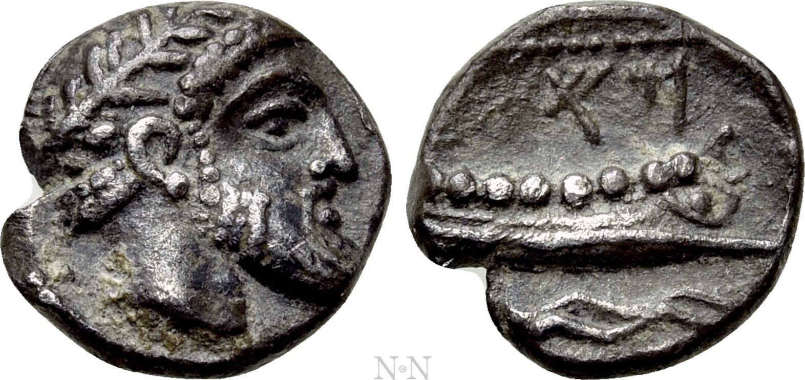 Phönizien, Tyros, Schekel Jahr 30 = 97-96 v.Chr., ss+