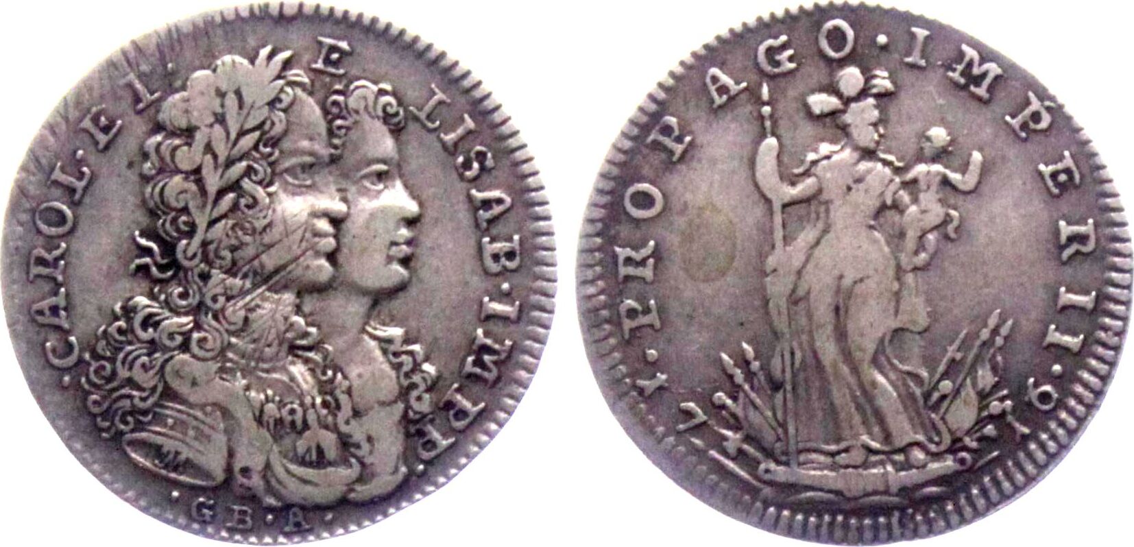 Italien Neapel 1 Tari 1716 GBA Neapel Carlo III./IV. (17071734