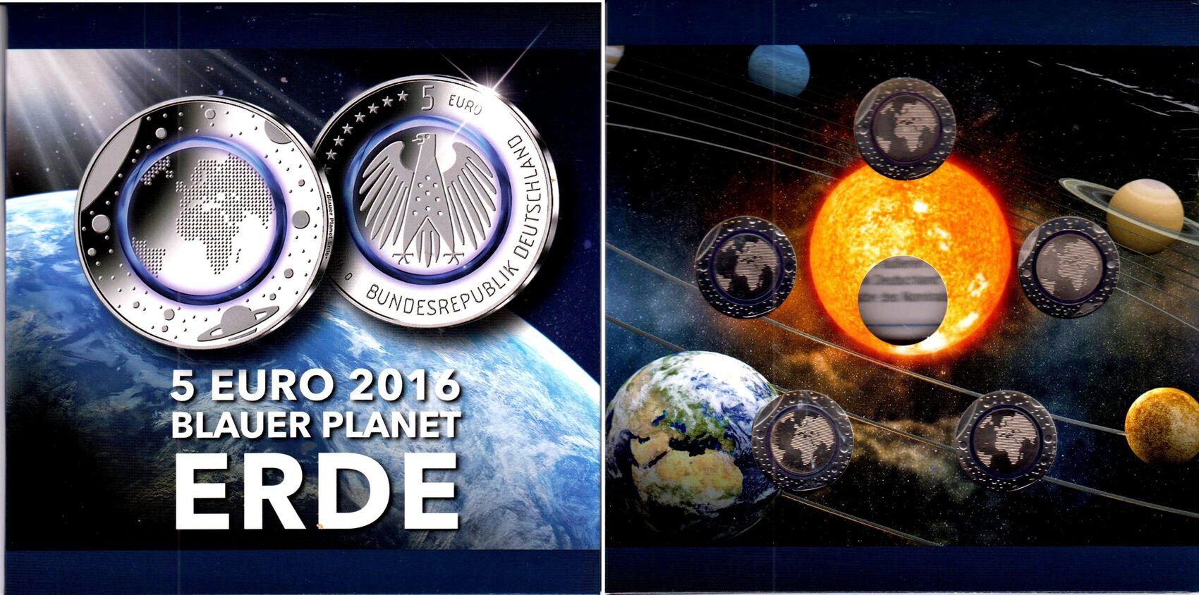 5 Euro Münze Deutschland Blauer Planet 2016 Pp www.ma-shops.com