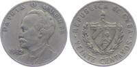 Kuba 20 Centavos 1962 Patria o Muerte ss - Kerbe 4.56 US$  +  8.03 US$ shipping