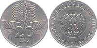 Polen 20 Zloty 1976 Getreidefeld vor Hochhaus f.st 5.72 US$  +  8.03 US$ shipping